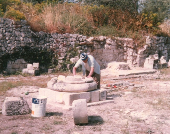 Noto Antica Chiesa del Carmine - sistemazione dei ruderi