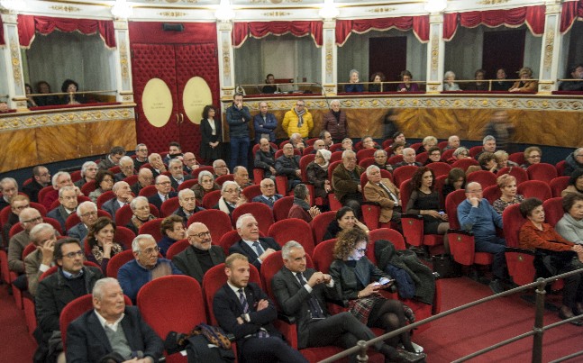 Il pubblico al teatro (28 gennaio)