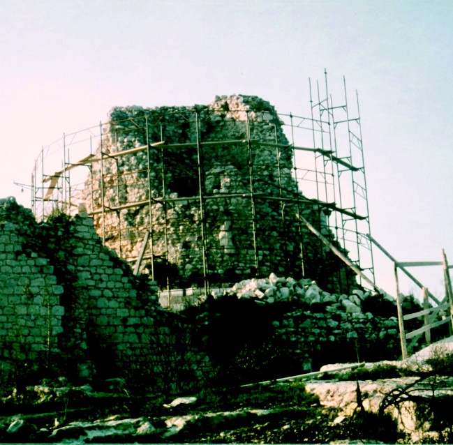 Noto Antica - lavori di consolidamento della Torre Maestra del Castello