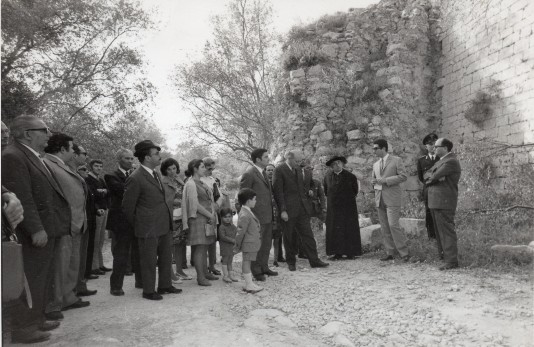 inaugurazione dell'attività dell'ISVNA a Noto Antica (10 maggio 1970)