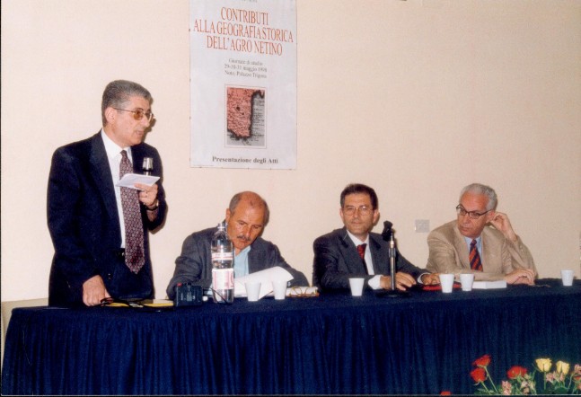presentazione volume Atti del Convegno su "Contributi alla geografia storica dell'Agro Netino"